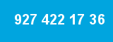 927 422 17 36 927 422 17 36